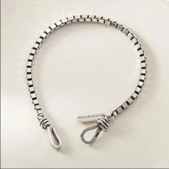 NEW 925 STERLING SILVER CHAIN BRACELET - Picture 3 of 7